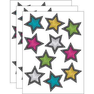 Chalkboard Brights Stars Accents 30 pr. Pakke 3 pakker
