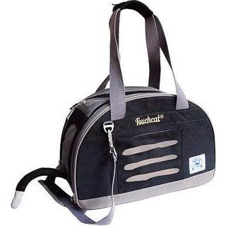 TouchCat 'Tote -tails' designer Airline godkendte foldekatkatten - flyselskabs PET -transportør med designerhale og trimmer