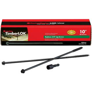 TMBRLOK WD SCRW 10 """" 50PK