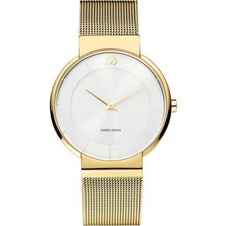 Danish Design IV05Q1195 Dress Sølvfarvet/Gul guldtonet stål Ø32 mm