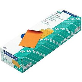 Kraft Coin & Small Parts Convolut Side Seam #3 Brown Kraft 500/Box