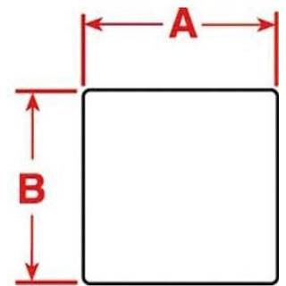 Brady Label 101,60x50,80 sølv polyest