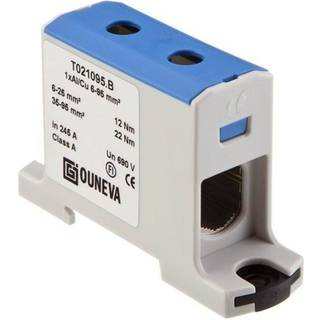 Ouneva Otl-isoleret universal klemme aluminium/kobber 6-95 mm2 blå