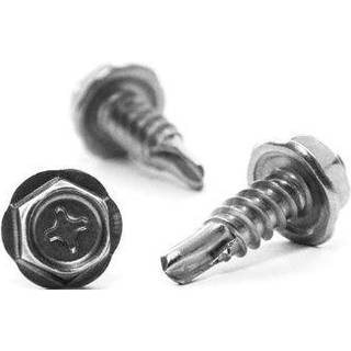 LINDAB SELVBORENDE SKRUE TG12 | 1/4" | RUSTFRI | 1000 STK
