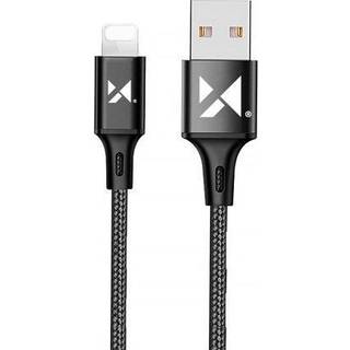 Wozinsky USB-A til Lightning kabel 2.4A, 1m - Sort