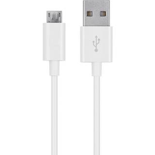 SiGN USB-A til Micro-USB kabel 3m - Hvid