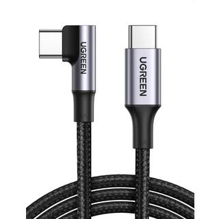 UGREEN USB-C til vinklet USB-C-kabel, PD, 100W, 5A, 1m