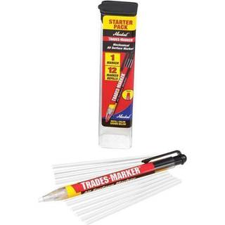 Markal 96130 Trades Marker (1 Holder 12 Refills) White