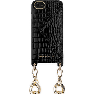 Statement Necklace Case Neo Noir Croco