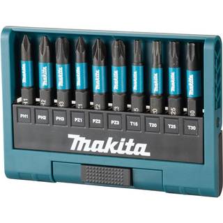 Makita Impact Black impact screwdriver bit set - 10 pieces