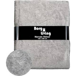 Velour dug - 15 meter - Grå - Nervøs velour - Pakke med 15 meter