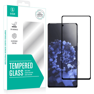 SiGN Full Cover Skærmbeskyttelse i hærdet glas til Samsung Galaxy S22 5G