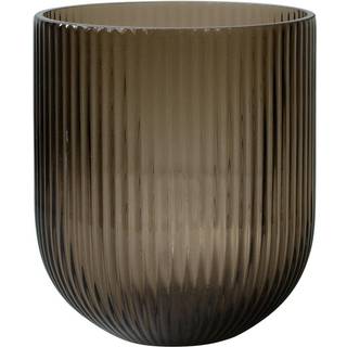 DBKD Simple Stripe glasvase brown Medium