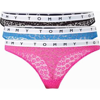Tommy Hilfiger Logo g-streng trusser 3-pak - Sort / Hvid / Grå - Str. XL - Modish.dk