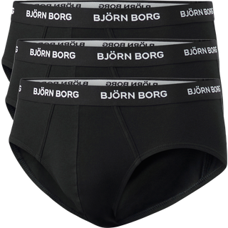 Björn Borg 3-pak Cotton Stretch Briefs - Black - X-Large
