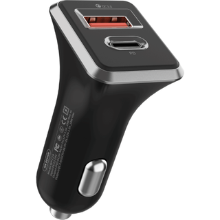 SERO Adaptor til bil, USB 3.1A, Sort