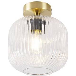 Art Deco loftslampe messing - Karel