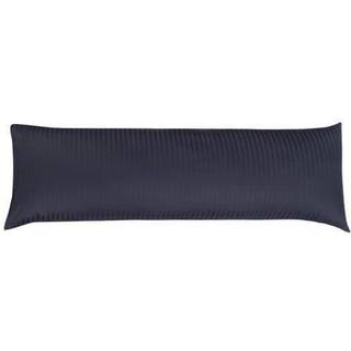 Pudebetræk 50x150 cm - 100% Bomuldssatin - Mørkeblåt ensfarvet pudebetræk - Borg Living
