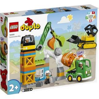 LEGO DUPLO My Town 10990 byggeplads, legetøjskran, bulldozer og betonblander