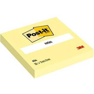 Post-it 3M  Notes 654 CY blokke 76x76mm gul