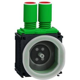 Schneider Electric Apparatdåse, 32 mm, Multifix, 2 stubber