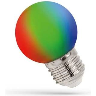 LED Pære | E27 LED | RGB Farvet lys | 260° | 230V | 1W