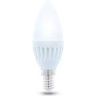 LED-lampe E14, C37, 10W, 230V, 4500K, keramik, hvid neutral