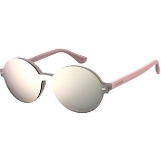 Havaianas Kvinde FLORIPA/CS FWM/0J Solbriller Acetat Nøgen Rosa/grå Rund Spejlet Clip-on