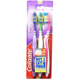 Colgate 3 stk. Tandbørster ZigZag Medium