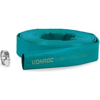 VONROC Flat slangesæt til dykpumper - Trykslange - Universal - 10m x 38mm