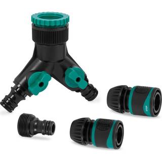 VONROC Hanekobling - 2-vejs udtag - Y-forgrener| Inkl. Koblinger og adapter