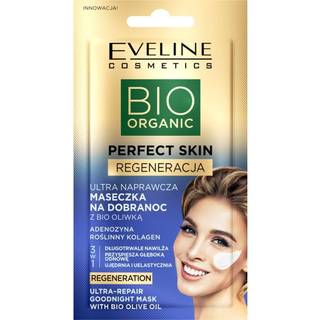 Eveline Cosmetics Perfect Skin Bio Olive Oil Genoprettende natmaske Med olivenolie 8 ml - 8 ml