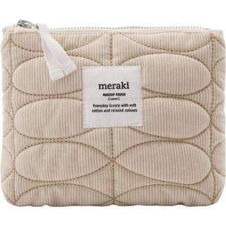Makeup pung, Mentha, Off white/safari