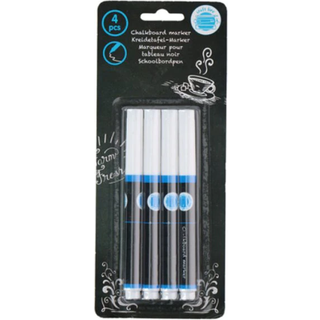 Kuglepenne / Kridtpenne / Markers 4-pak til tavle