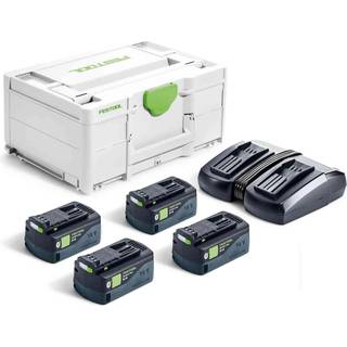 FESTOOL Batteri Energi-Set SYS 18V 4x5,0/TCL 6 DUO