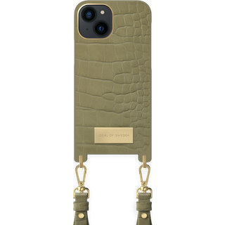 Atelier Necklace Case Sage Croco