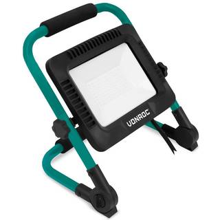 VONROC Arbejdslampe - 50W - lygte | LED | Sammenklappelig - Vippbar | Bred strålevinkel
