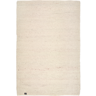 Classic Collection Merino Tæppe 80x150 Cm t - Ensfarvede tæpper Uld Fra New Zeeland Hvid - MR150WH