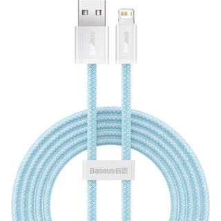 Baseus - Dynamisk USB-til-Lightning-kabel, 2.4A, 2m (blå)