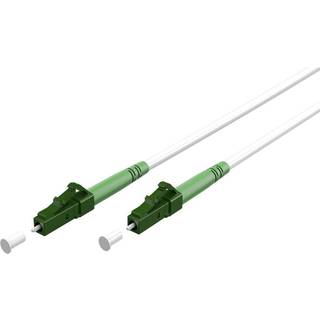 Lyslederkabel (FTTH), Singlemode (OS2) White, hvid (Simplex), 5 m