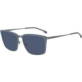 BOSS Boss 1465/F/S Asian Fit R80/KU 59 Solbriller Mænd Grå - Matte Dark Grey - 59mm