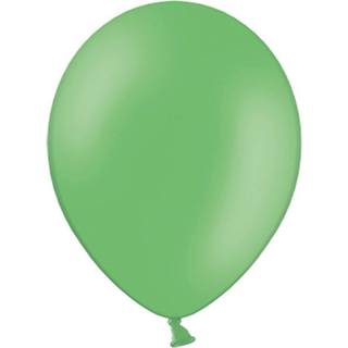 100 stk. Latexballoner lys grøn 9" - Perfekt til festdekoration & ballongas