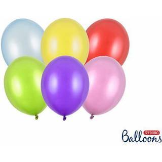 Mix balloner, 100 stk metallic 5"