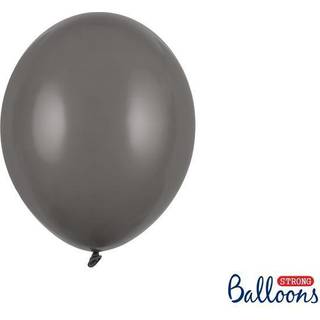 100 stk. Latexballoner grå 10" – Luksus kvalitet til fest & dekoration