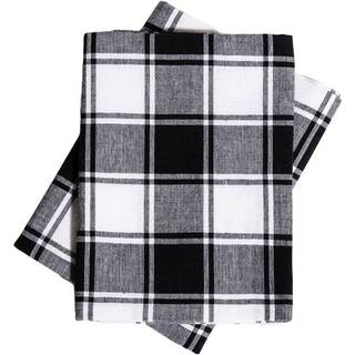 Queen Anne Kökshandduk 2-Pack Svart 45x65