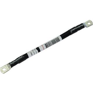 Nelco Batterikabel med rørkabelsko Minus, 35 mm2, 2xM6, 700 mm