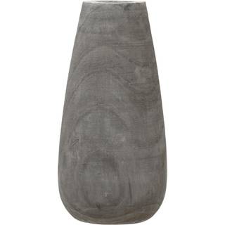 Kreativ co-op Paulownia Wood Grey Wash Vase