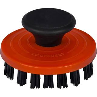 Le creuset nylon støbejern grill pan børste 3 1/4 inches flamme