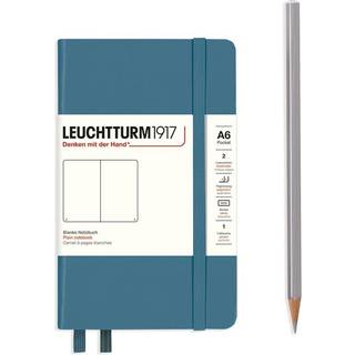 Notizbuch Pocket blanko Hardcover A6 - Stone Blue