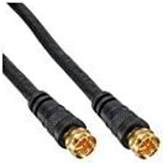 High Quality Antenne F-Kabel - 3 m - Sort